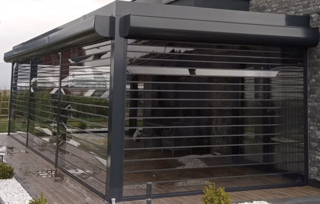 Şeffaf Stor Perde Pvc Mika Kepenk